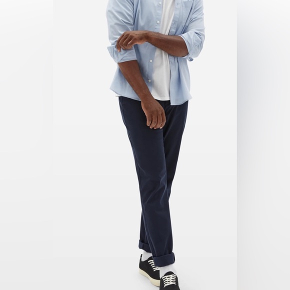 Everlane Performance Chino Pants Uniform Athletic Fit Navy Blue 29X30 - Picture 2 of 6